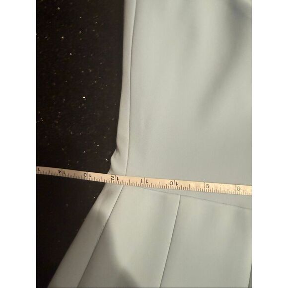 HELSI Light Blue Spaghetti Strap Mini Dress Fit & Flare Sleeveless Party Wedding - Picture 7 of 7